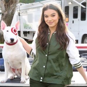 Hunter Olive Green and White Varsity Jacket